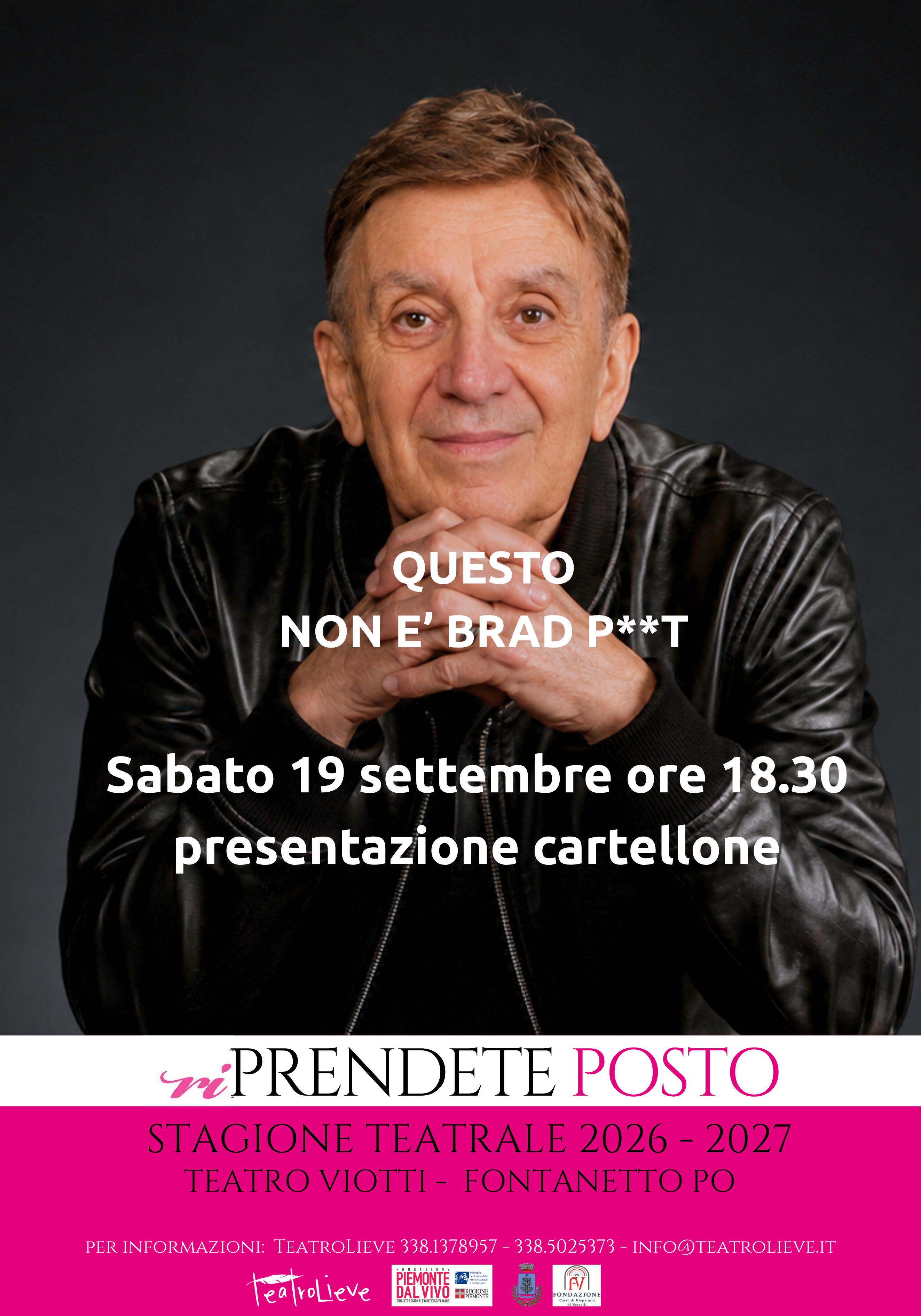 Presentazione del cartellone della Stagione Teatrale 2026-2027 al Teatro Viotti
